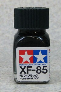 TAMIYA 琺瑯系油性漆 10ml 橡膠黑色 XF-8